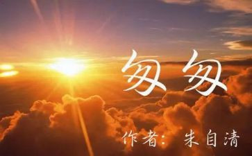匆匆的心得体会200字8篇