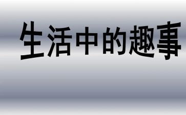 假期趣事作文500字5篇