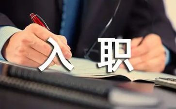 入职工作总结精选5篇